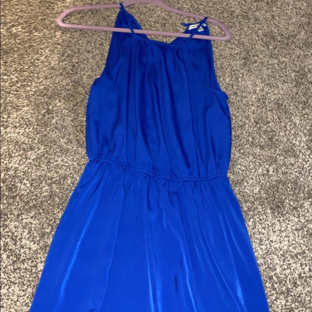 Royal blue light dress